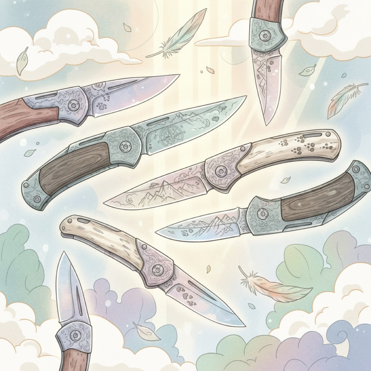 Engraved Pocket Knives for Outdoor Lovers