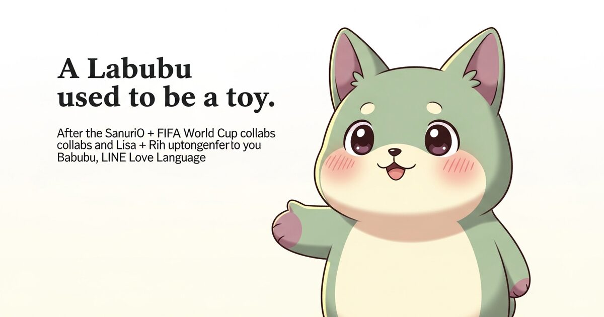 送 Labubu 在 2026 年的意義