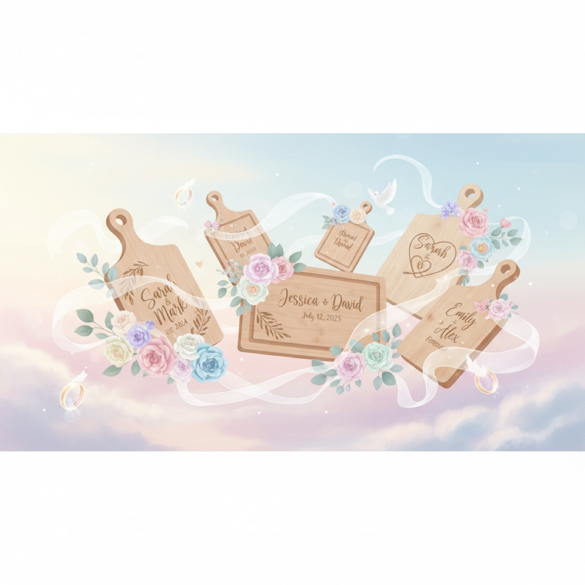 Personalized Cutting Boards as Wedding Gifts
